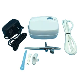 Mini Airbrush Kit Airbrush Paint Spray Gun for Nail Art Tattoo Craft Cake Nano Fog Mist for Various Creative