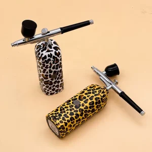 Mini Copper Multi Speed Gravity Airbrush Kit 0.3mm 0.5mm Nozzle Dual Action Control Air Compressor Baking T Shirts Nail Art Cake