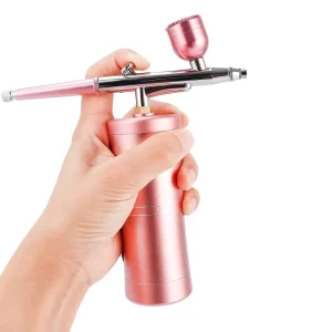 Mini Electric Ionic Nano Technology Facial Machine Deep Cleansing Moisturizing Infusion Spray Airbrush Gun for All Skin