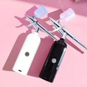 Mini Food-Grade ABS Spray Tan Machine for Cake Decorating and Nail Art with Airbrush Compressor