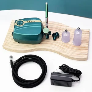 Mini Nail Makeup Airbrush Compressor Aerografo with Rechargeable Gravity Feed ABS and Copper Material