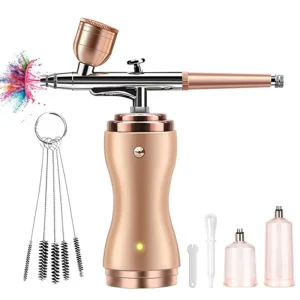 Mini Portable Airbrush Pen Kit Tool Makeup Gun Barber Cordless Airbrush With Air Compressor