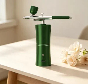 Mini Travel Airbrush Kit With Complete Accessories Realizes Uniform Hydration for Every Part of Facial Skin