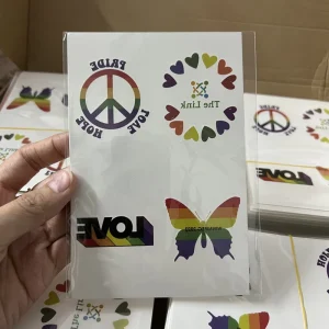 Mixed Design Temporary Tattoo Stickers Disposable Waterproof Tattoos