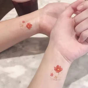 Mixed Pattern Mini Size Temporary Tattoo Stickers Water Transfer Paper PET Film 5-7 Days Safety Removable for Adults Halloween