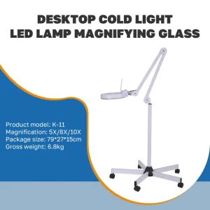 Mobility ABS PC Frame Led Professional Magnifier for Eyebrow Microblading