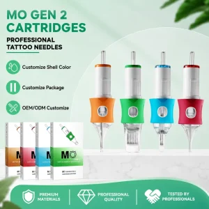 Molong OEM Brand Permanent Makeup Gen2 Tattoo Cartridge Needle Custom PMU Cartridge Needles