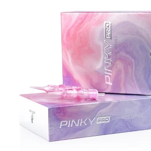 Most Inquiry Pink Universal Tattoo Needles Eyebrow Disposable Tattoo Needle Mixed Size Oem Tattoo Cartridge Needle