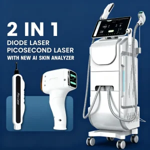 Multi Frequency Adjustable Dual Laser 808 Diode Pico Laser Safe Skin Hair Removal Tattoo Removal Machine