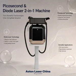 Multi Function 2 in 1 Picosecond and Diode Laser Machine Desktop Laser Hair Removal Skin Rejuvenation Pigmentation Equipment