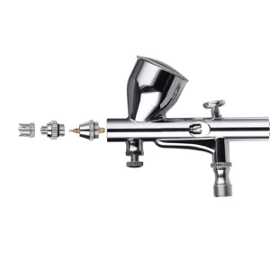Multi Purpose Dual Action Gravity Feed Airbrush Kit High Performance Tool for Hobby Body Paint T shirt Cosmetic Design