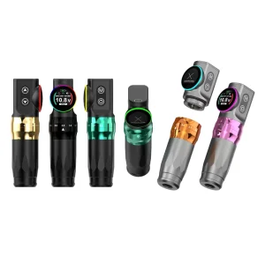 Multi-functional Adjustable STROKE Color Screen Tattoo Machine Aluminum Body Motor 2000mAh Rechargeable Battery Pen