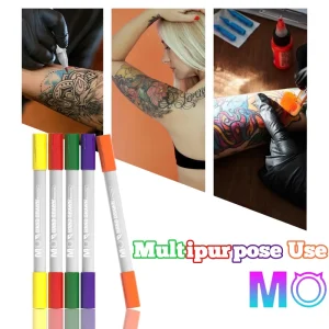 Multi-functional Hand Drawn Marker Pen Thick Fine Nib Permanent Makeup Waterproof Tattoo Skin Marker