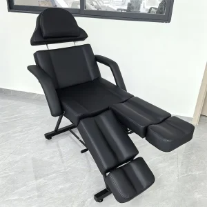 Multi-purpose Heavy Duty Manual Split Leg Beauty Chair Tattoo Station for Lash Microblading