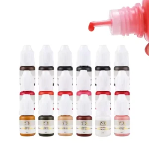 Multicolor Body Art Pigment Tattoo Ink for Semi Permanent Tattoos Pen Machine