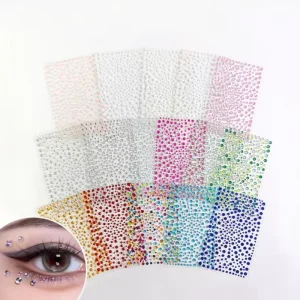 Multicolor Diamond Stickers for Stage Makeup, Cosplay, and Fancy Dress