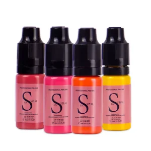 Multicolour Professional Permanent Makeup Pigment Tattoo Ink