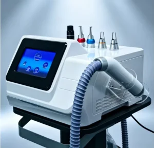 Multifunctional Facial Beauty Care Machine Equipped With Five Interchangeable Working Heads for Salon Facial Skin Maintenance