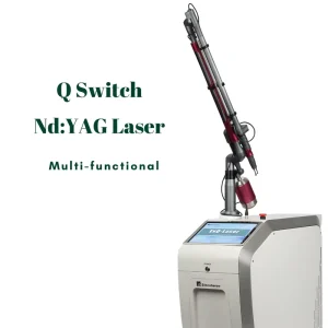 Multifunctional Q Switch Nd YAG Laser Tattoo Removal Carbon Facial Peel Skin Rejuvenation Pigment Treatment Device