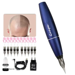 Multifunctional Scalp Micropigmentation Pen Hair Tattoo Gun Kit SMP Tattoo Machine Kit for Eyebrow Eyeliner Lip