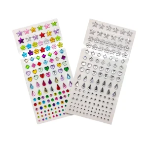 Music Festival Temporary Tattoo Accessory Stone Makeup Rhinestone Face Jewels for Party