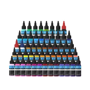 NECCIH Tattoo Ink Supplies Tattoo Ink Set Body Art Full Colors Tattoo Pigment
