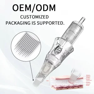NUOJO Custom Permanent Makeup Cartridge Needle Factory Supporting Private Label Customization of PMU Needle