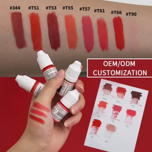 NUOJO ODM Organic Permanent Makeup Brow Tattoo Micropigmentation PMU Pigments Logo Customization Is Supported Pigment Factory