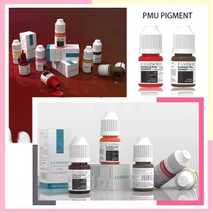 NUOJO REACH Certified 5ML PMU Pigment Ink for Lips Blush Eyebrow Permanent Makeup Microblading Tattoo Ink for Training Tools