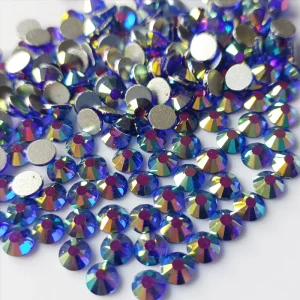 Nail Art Accessories with Color Glass Rhinestones Crystal Flat Back for Garments and Shoes