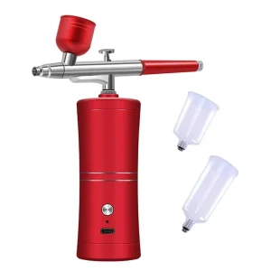 Nail Art Machine Airbrush Tattoo Compressor Kit With Compressor Cordless Makeup Airbrush Set Nail Art Air Brush
