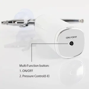 Nail Art & Tattoo Airbrush Trigger Gun Set 0.3mm Nozzle 25PSI Mini Compressor