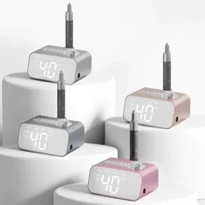 Nail E File Nail Drill Machine Brushless Motor Manicure Set Desktop with Foot Pedal Drill Bit Stand for Nail Shop Spa
