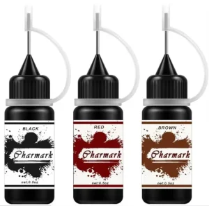 Natural Botanical Temporary Tattoo Ink 10ml Waterproof Henna Juice in Black Red Green Cyan Body Paint