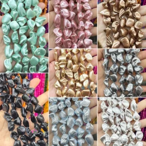 Natural Irregularly Shaped Freshwater Multicolored Shell Beads Bracelets DIY Jewelry Necklace Accessories