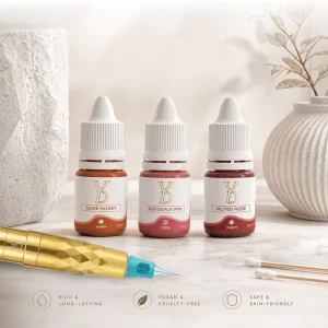 Natural Lip Color Correction Pigment Set for Dark Lips Professional Permanent Makeup Ink Micropigmentation