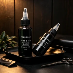 Natural Matte Beard Filler Liquid Blends with Real Hair Temporary Beard Color Enhancer No Residue Easy Removal OEM