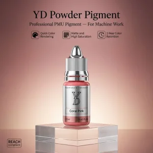 Natural Matte Powder Permanent Makeup Pigment Long Lasting Microblading Ink for Brows Lips Eyeliner