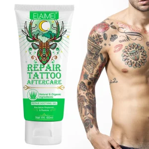 Natural Organic Ingredients Tattoo Aftercare Repair Cream Tattoo Aftercare Soothing Gel and Moisturizer for New Tattoos