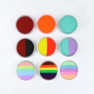 Natural Plant-Based EU Certified Water-Based Non-Toxic Professional Face Body Paint Multi-colors