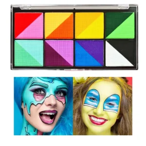 Natural Plant Based Kids Face Paint Kit Paint Palette Water Soluble Customized Colors UV Protection Birthday Carnival