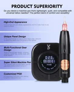 Naturalness Customized SMP Scalp Permanent Makeup Machine Eyebrow Eyeliner Embroidery Tattoo Micropigmentation Device
