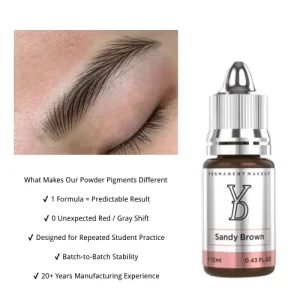 Naturalness Powder Texture PMU Pigment for Machine Training Programs