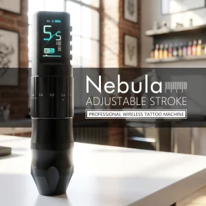 Nebula 1600mAh 2.0-4.2mm Adjustable Stroke Wireless Tattoo Pen Machine