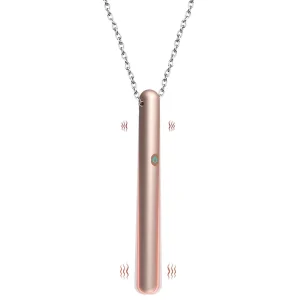Necklace Pendant Vibrator Long Strip G Spot Clitoral Stimulator Wearable Chain Pocket Bullet Massager Adult Sex Toy for Women
