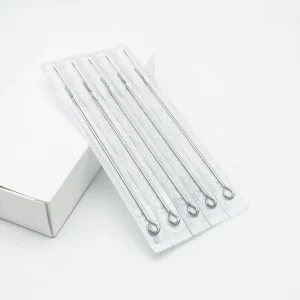 Needles 0 25mm Surgical Stainless Steel Long Taper 5.5mm Tattoo Needle 50pcs Box