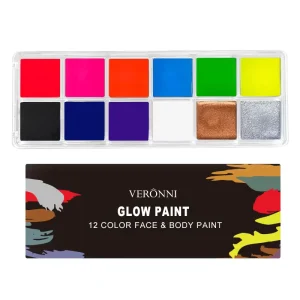Neon Body Painting 12 Color Neon Body Face Paint Halloween Makeup Face Painting