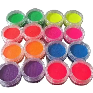 Neon UV Colors Solid Face Paint Cake Water-Based Non Toxic Professional Natural Plant Body Painting for Children