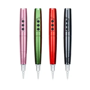 New Arrival Biomaser TP006 Tattoo Pen Wireless Permanent Makeup Machine Battery Tattoo Eyebrow Pen Fit with Cartridge Needles