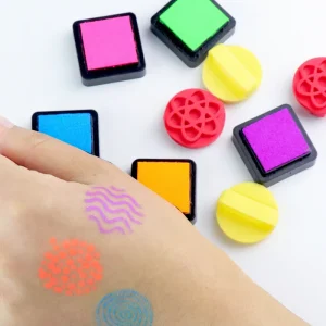 New Arrival Children DIY Water based Non Toxic Professional Tattoo Kit Safe Skin Body Painting Stamp DIY Body Stamp